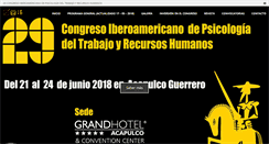 Desktop Screenshot of congresopsicologiarh.com